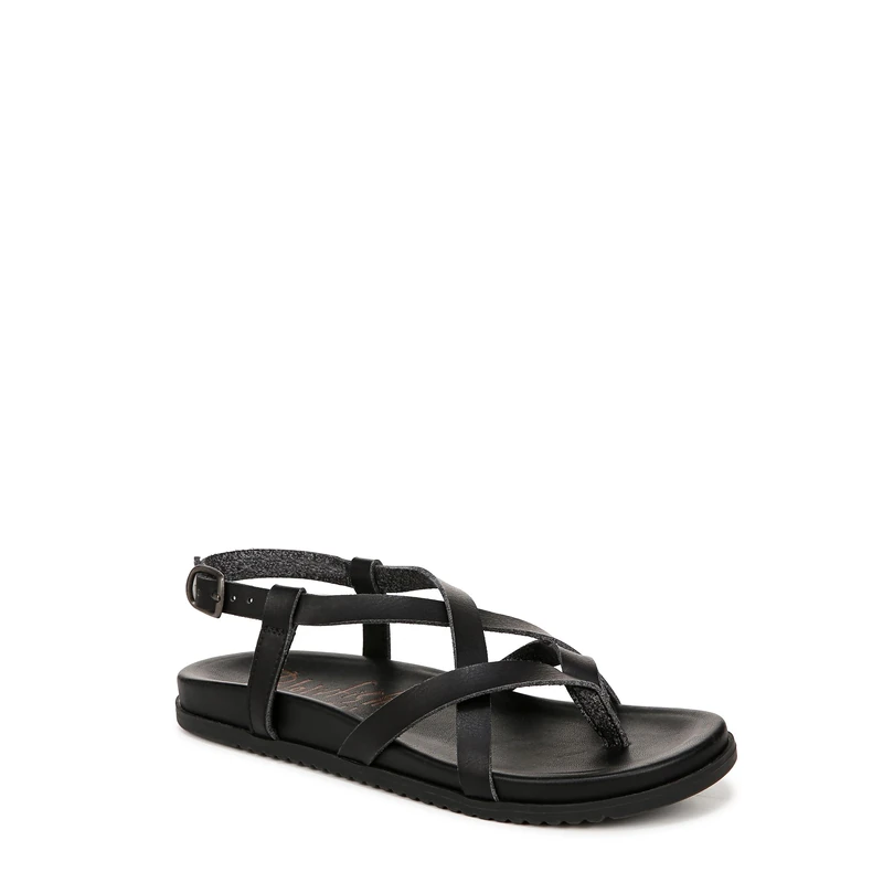 Blowfish Malibu Womens Camden Mono Strap Sandal, Black, UK 8