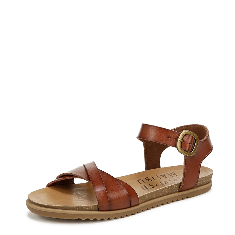 Blowfish Malibu Womens Monti-B Multi Strap Sandal, Tan, UK 7