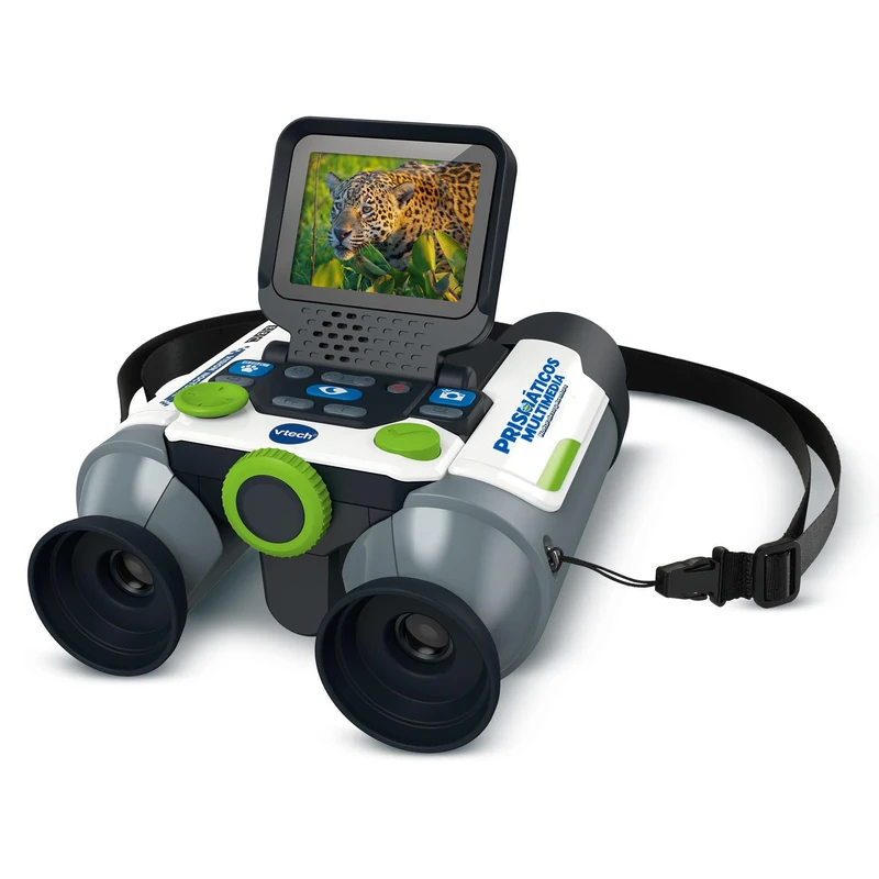VTech - Multimedia Nature and Adventure Binoculars for Children with Camera and Video, Night Vision, Educational Games, Photos and Videos, Ergonomic Design
