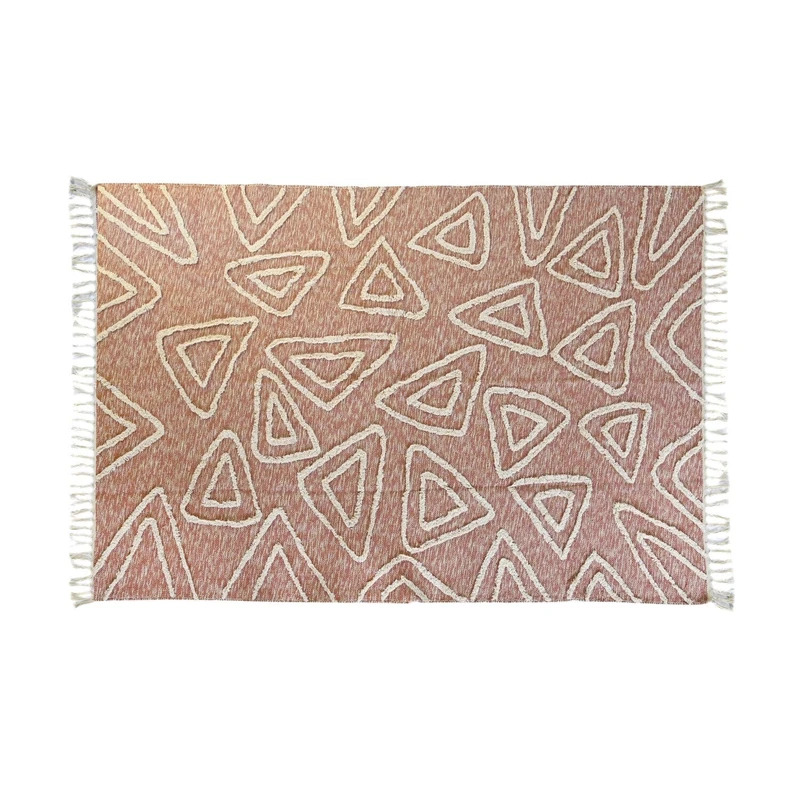 ALFOMBRA Algodon 160X230X1 1300 GSM FLECOS Bordado - Image 1