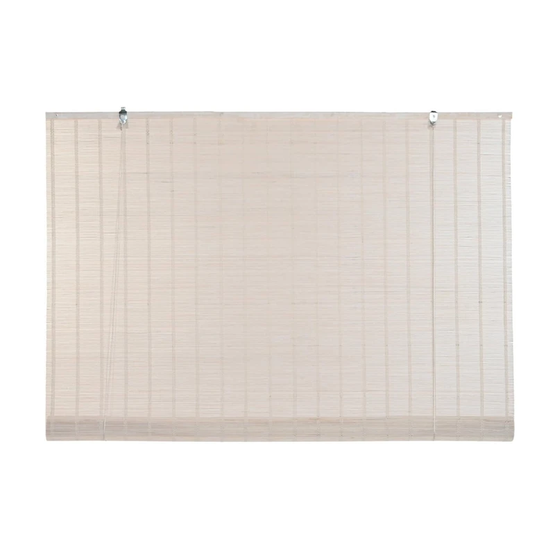 Estor Bamboo 120X2X230 Enrolling Barnizado Blanco - Image 1