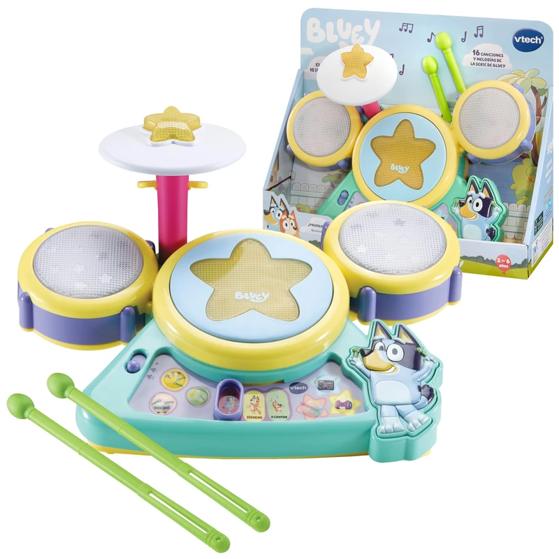 Bluey Musical Drum Set - Image 1
