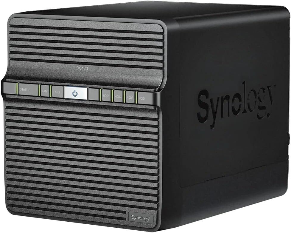 Synology DS423 64TB 4 Bay NAS Solution installed with 4 x 16 HAT3300 Drives