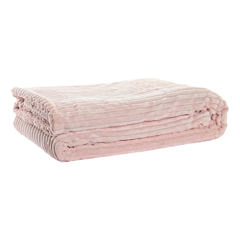 AlexandreHouse Manta Polyester 150X200X2 260 GSM, Borregito Pink