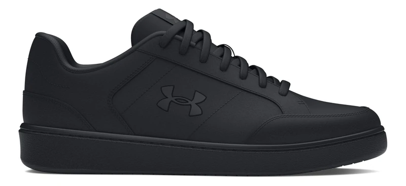 Under Armour Women's Official, Lightweight and Comfortable Women's Trainers, Casual Trainers with Durable Sole, Plush-Fit and Stability,Black / Black / Black,4