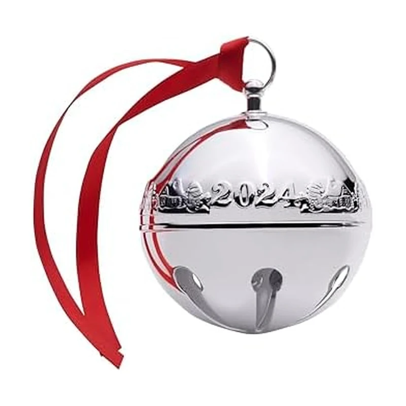 Wallace 2024 Silver Plated Sleigh Bell Ornament 54th Edition