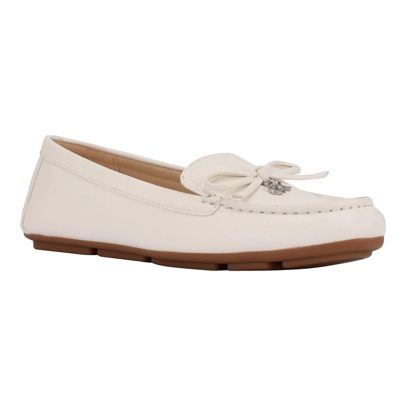 Calvin Klein Women's Linca Loafers, White 140, 7 UK