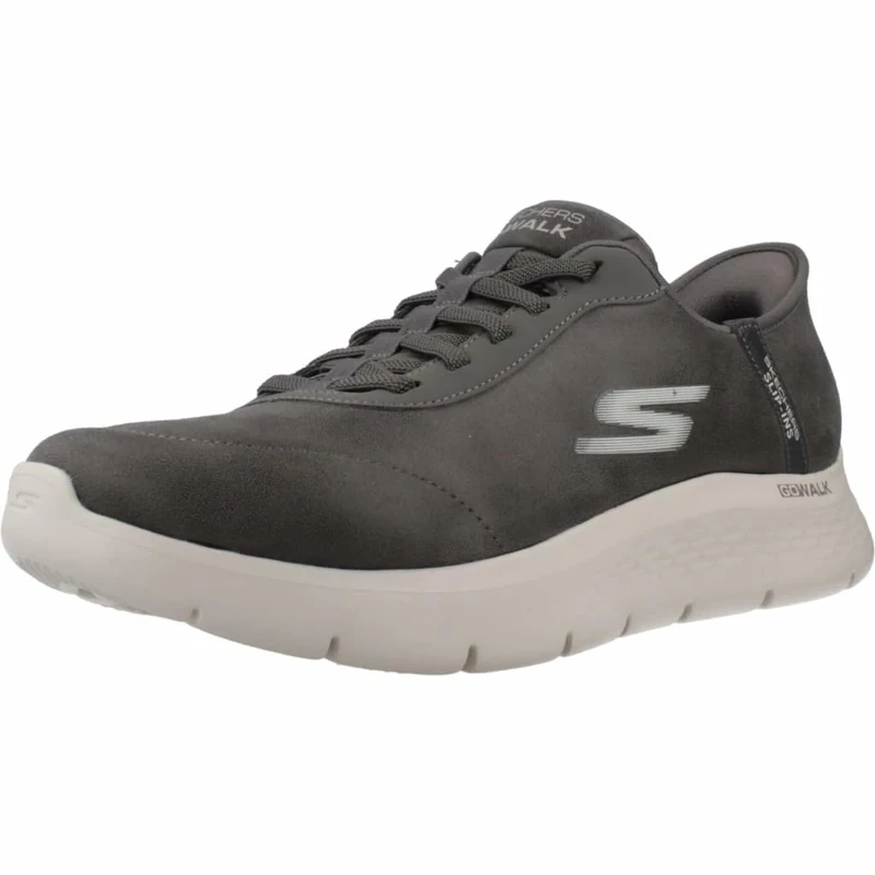 Skechers Men's Hands Free Slip-ins: Go Walk Flex-Smooth Motion Trainers, Gray, 7 UK