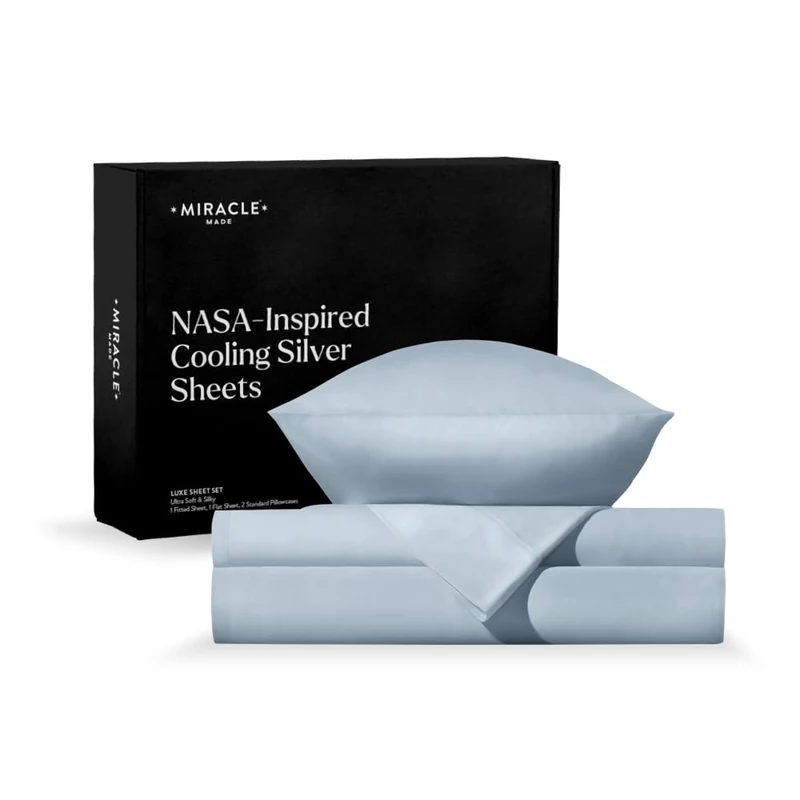 Miracle Sheet Set - Extra Luxury - Queen/Sky Blue