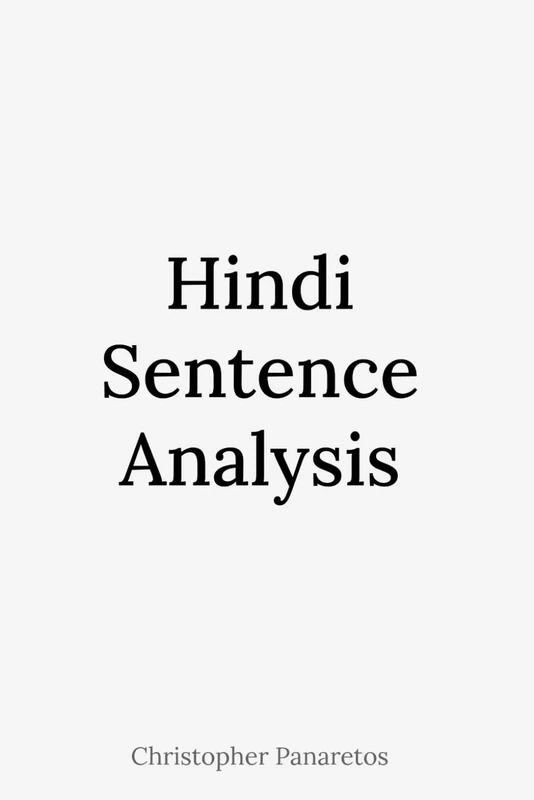 Hindi Sentence Analysis (Languages)