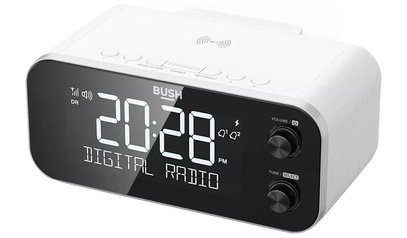 Bush Alta Dab+ Clock Radio - White