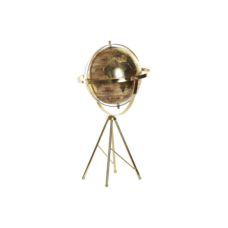 Terrace Globe PVC Metal 27 x 27 x 52 cm Brown