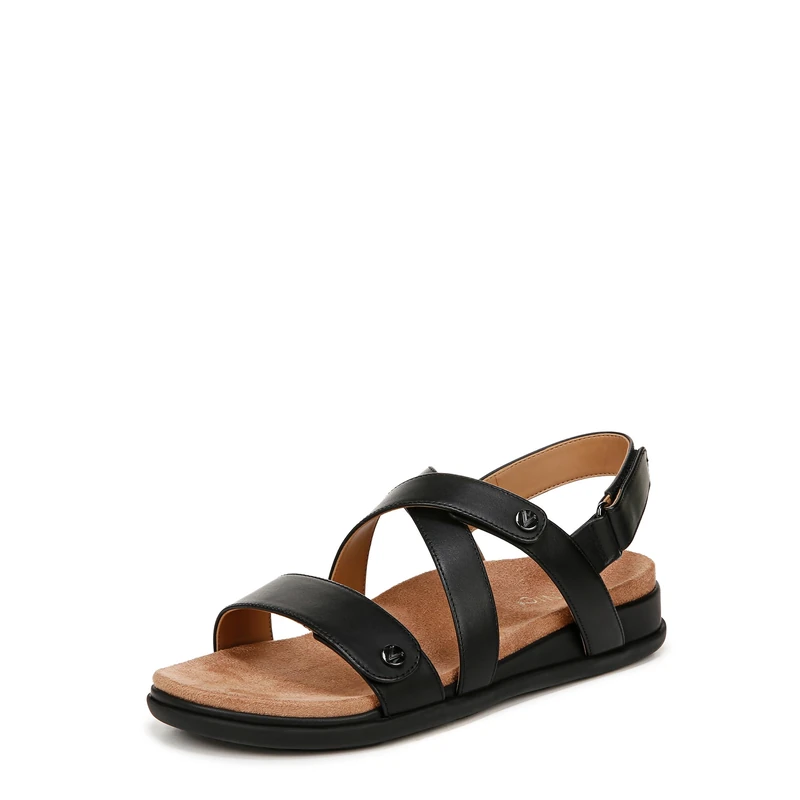 Vionic Women's Sandals Cypress Ladies Shoes with Arch Support Black UK 5.5 Wide Fit