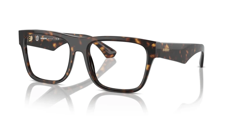 BURBERRY Eyeglasses BE 2411 3002 Dark Havana Demo Lens, Dark Havana Demo Lens, 53/18/145