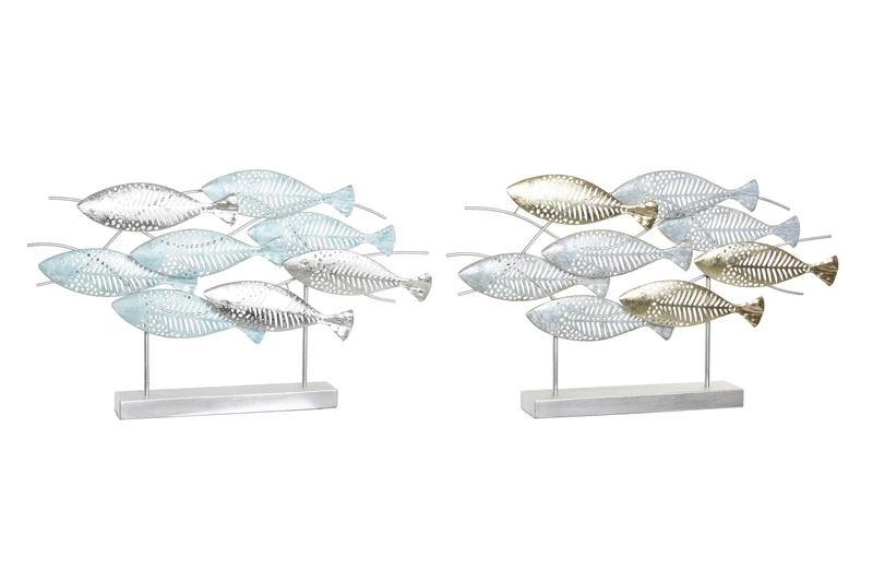 Decoration Metal 65.4 x 9 x 39.5 Peces 2 Surt.