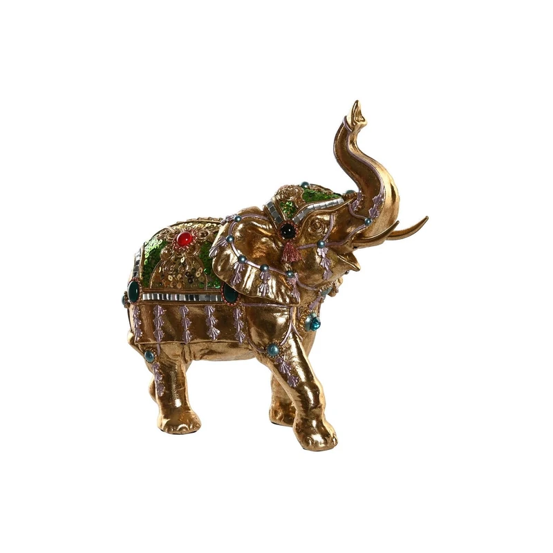 Resin Figure, 24 x 12 x 23.5 cm, Dorado Elephant