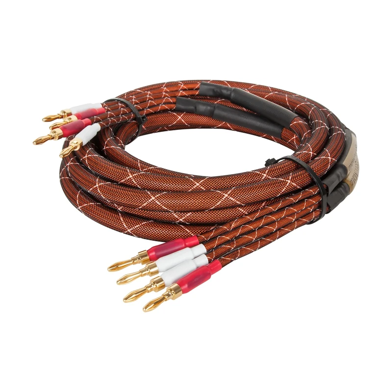 Kruger&Matz Speaker Cable 5.0 m Banana Plug 2 Pieces KM0335-5M - Image 1