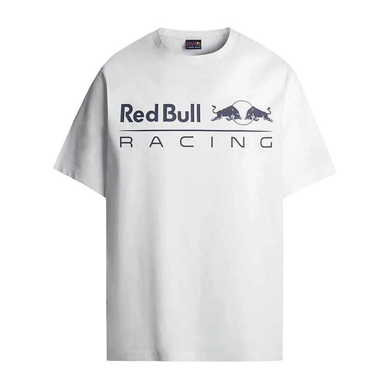 Red Bull Racing X Pepe Jeans Men's RBR Logo Driver TEE T-Shirt, White (White), L