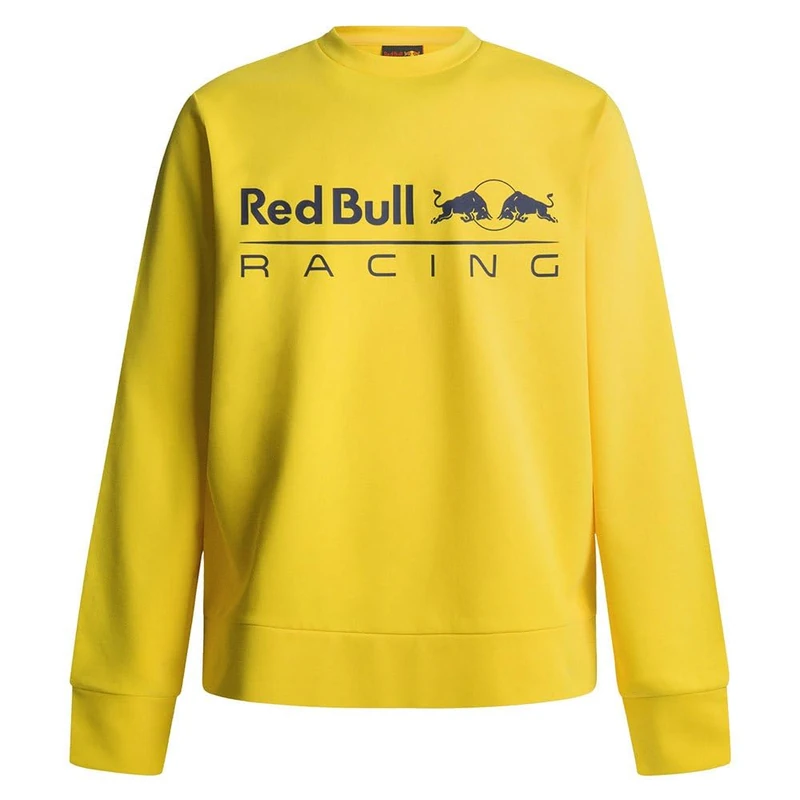 Red Bull Racing X Pepe Jeans Men's RBR TEAM LOGO CREW Sweatshirt, Yellow (YELLOW), M