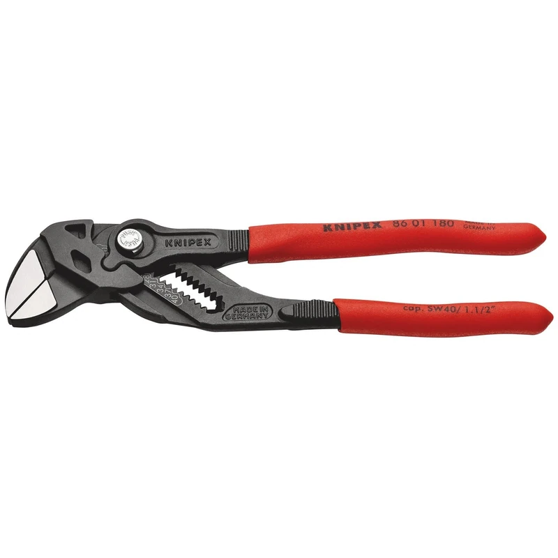 KNIPEX 86 01 180 SB Pliers Wrench,180 mm