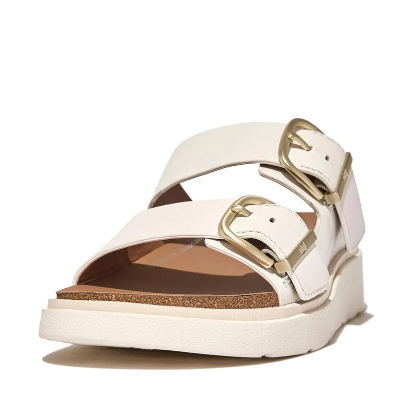 Fitflop GEN-FF BUCKLE TWO-BAR LEATHER SLIDES