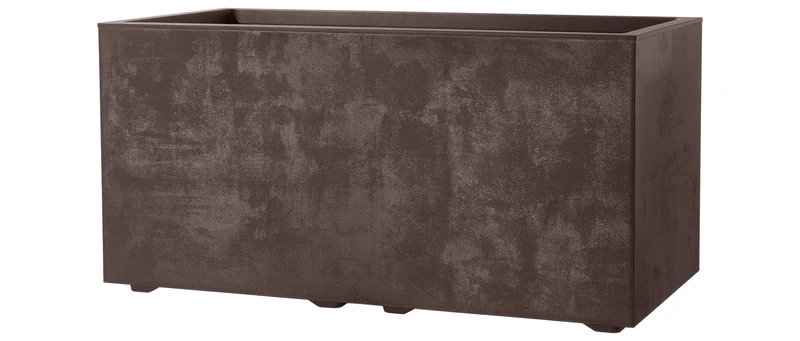 Deroma Millennium Brown Rectangular Planter 59 x 25 cm