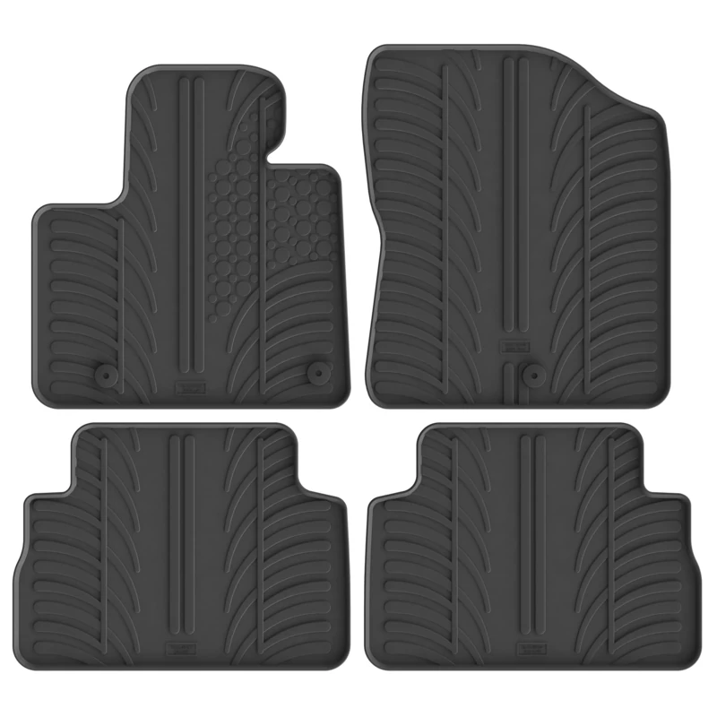 Gledring Rubber Mats Compatible with Hyundai Santa Fé IV (TM) Hybrid/PHEV 2020-2024 (T Profile 4-Piece) - Image 1
