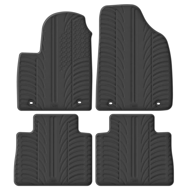 Gledring Rubber mats compatible with MG (E) HS Plug-in-Hybrid 2019- (Automatic) (T profile 4-piece)