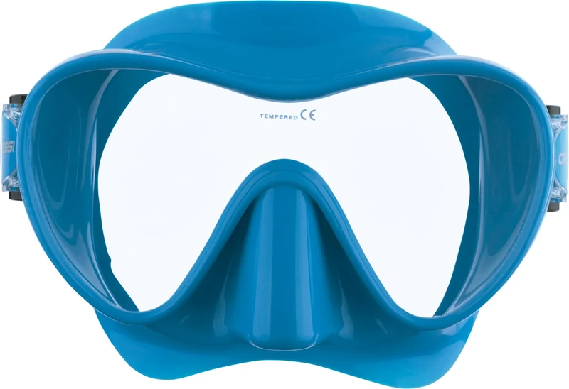 Cressi F1 Frameless Diving & Snorkelling Mask - Low-Volume Lens for Snorkelling - Soft Silicone Skirt for Scuba Diving