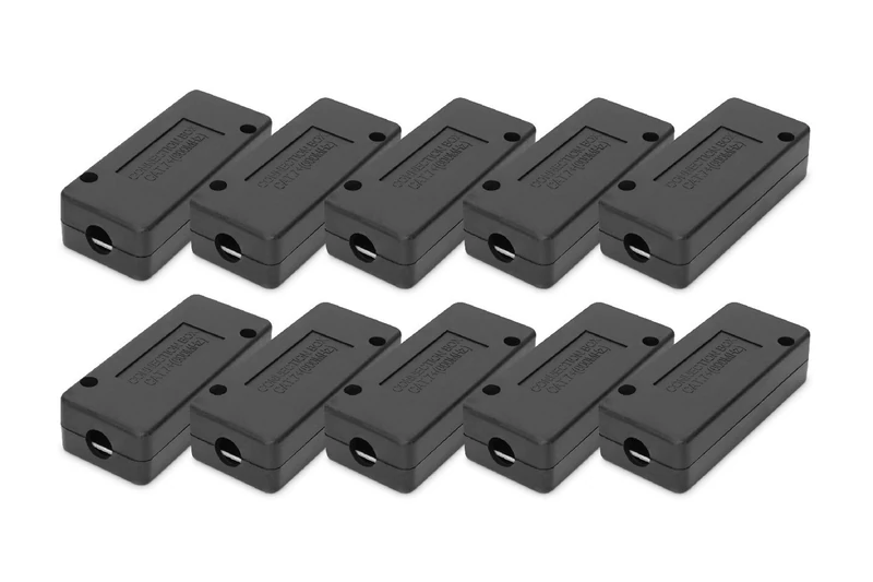 Digitus DN-93907-1 – LSA connection module Cat. 7 – 10 units – shielded – Cat. 7 LSA insulation displacement – AWG 22 to AWG 26 – for Ethernet cables, network cables, installation wires – black