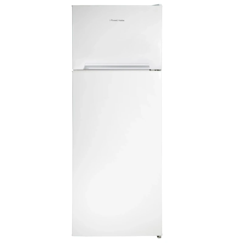 Russell Hobbs Freestanding Fridge Freezer in White 54cm Wide 145cm High 171L Fridge Capacity, 42L Freezer Capacity, Adjustable Thermostat, 2 Year Guarantee RH144TMFF541E1W