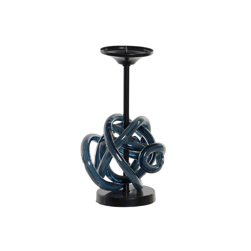 Bola Blue Crystal Metal 13 x 13 x 25 cm