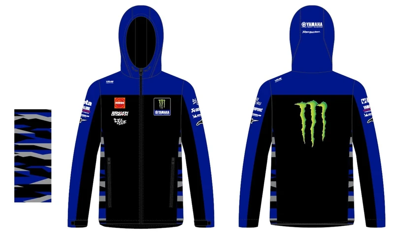 VR46 Yamaha Teamwear Replica 24 Jacket,Man,Noir,XXXL