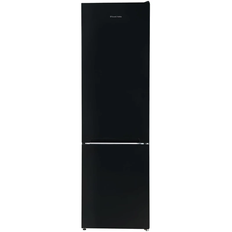 Russell Hobbs Fridge Freezer Freestanding Frost Free with Reversible Door, Adjustable Thermostat & Feet, 70/30 279L, 180cm High, LED Light, 2 Year Guarantee Black RH180FFFF551E1B