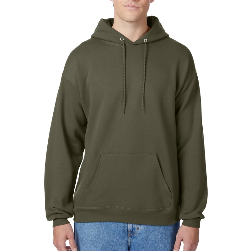 Hanes Men's EcoSmart Fleece Hoodie, Pullover Hooded Sweatshirt (Big & Tall Available)