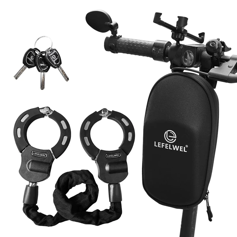 Scooter Lock with Bag