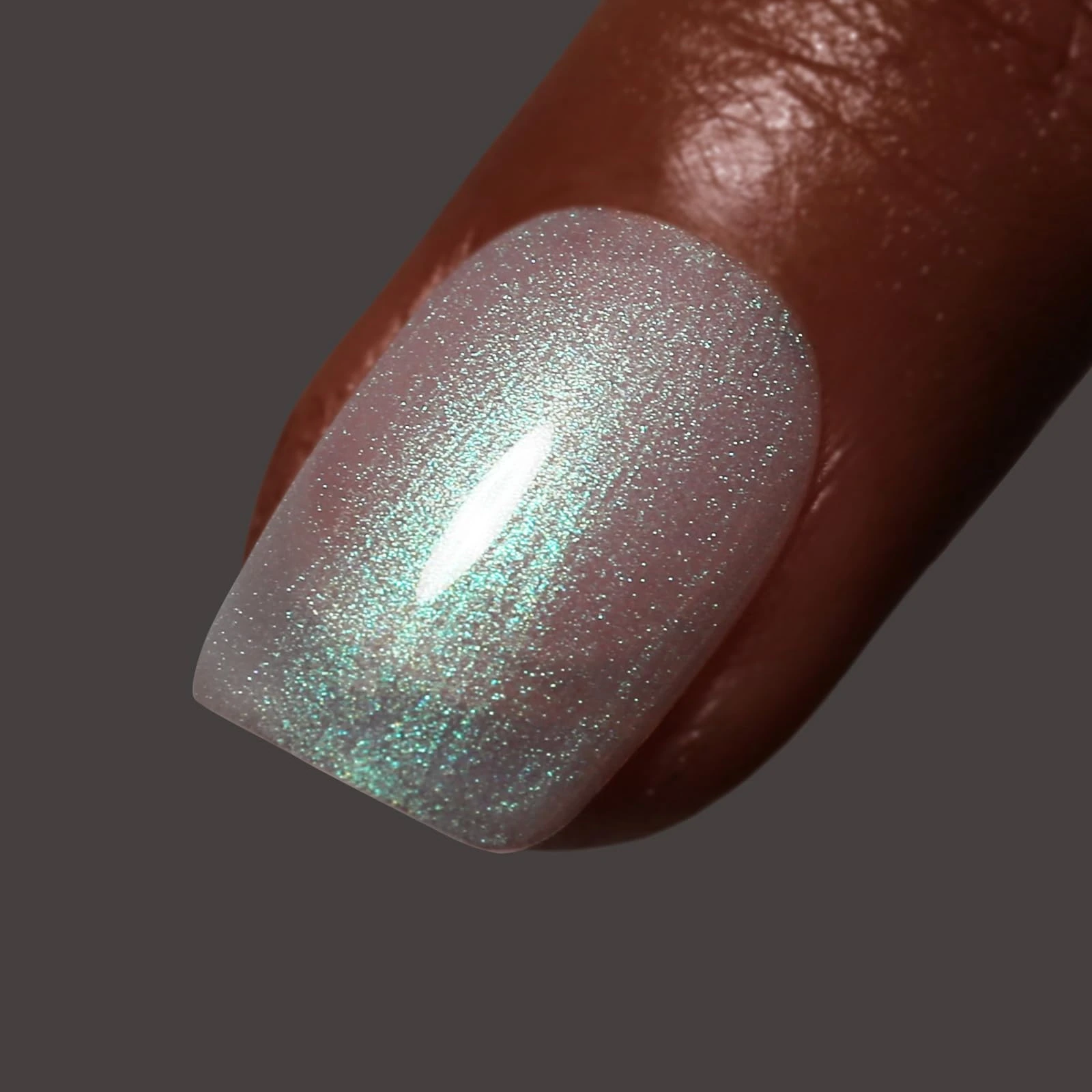 Firedeep Shimmer Gel Nail Polish, 16ml Clear White Colorful Glitter Soak Off UV Gel Polish for Manicure Salon DIY 1PCS