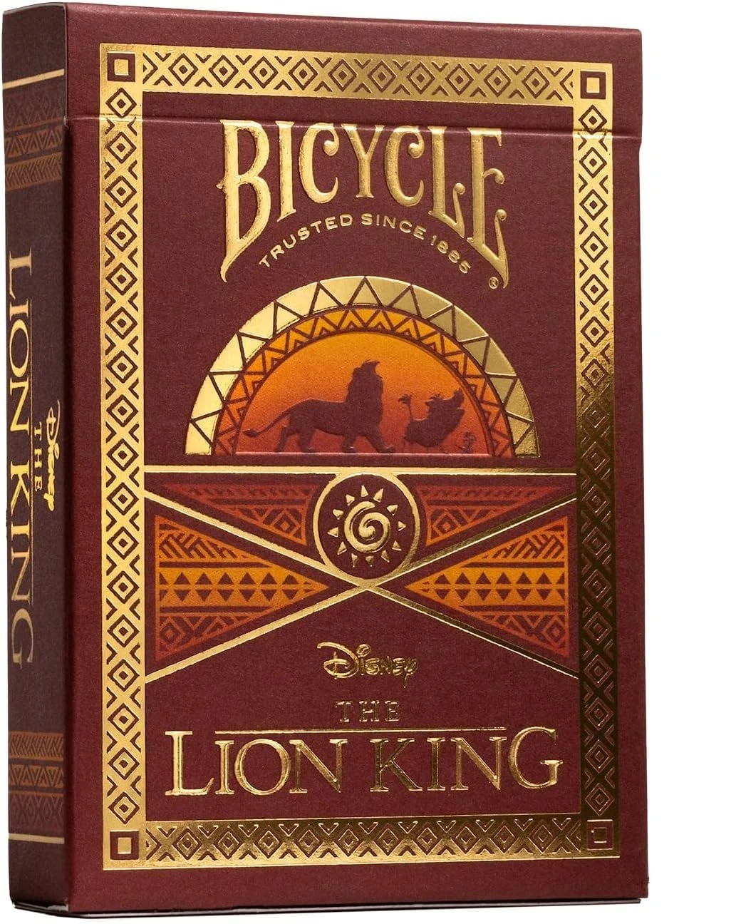 Bicycle Disney Lion King Playing Cards - 1 Deck, Air Cushion Finish, Professional, Superb Handling & Durability, Great Gift For Card Collectors, Yellow