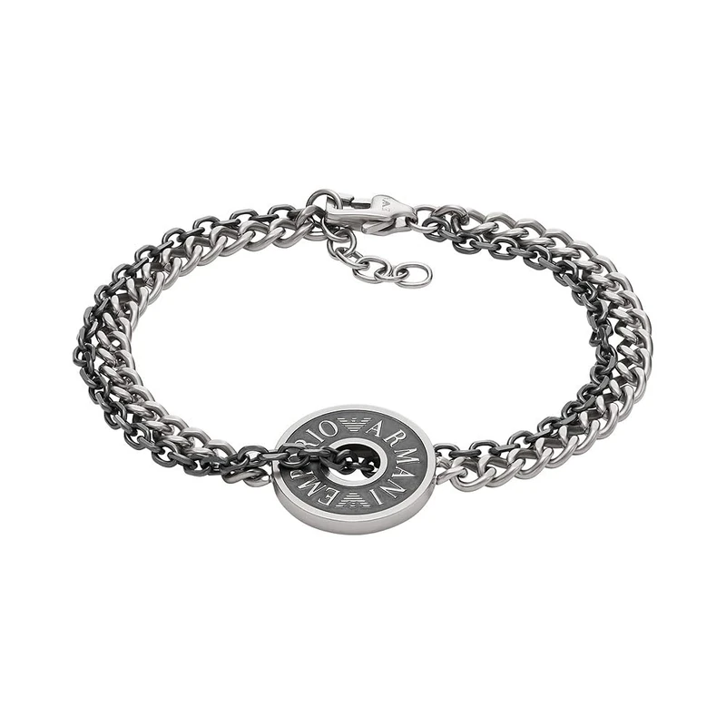 Emporio Armani Men's Stainless Steel or beaded with lobster clasp closure bracelet