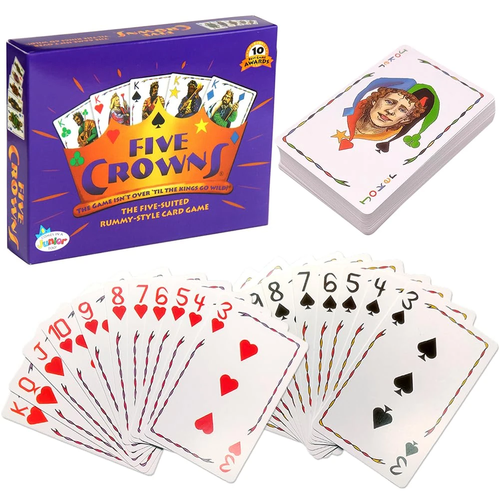MGKEOUF Family Card Game Crowns Poker - Essential Card Games for 1 to 7 Players