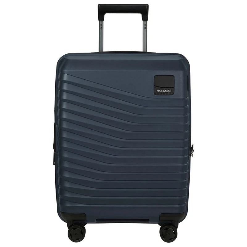 Samsonite Intuo - Spinner S, Expandable Hand Luggage, 55 cm, 39/45 L, Blue (Blue Nights)