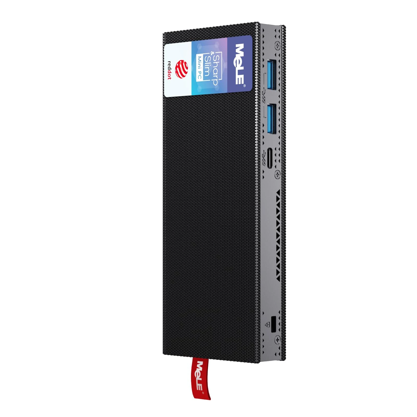 MeLE Fanless Mini PC Stick PCG02 Pro 12th Gen Alder Lake - N100(up to 3.4GHz), 8GB DDR4 RAM 128GB Desktop Computer Stick Support 4K Dual HDMI/USB3.2/WiFi/BT/Ethernet,Home Business Office Industrial