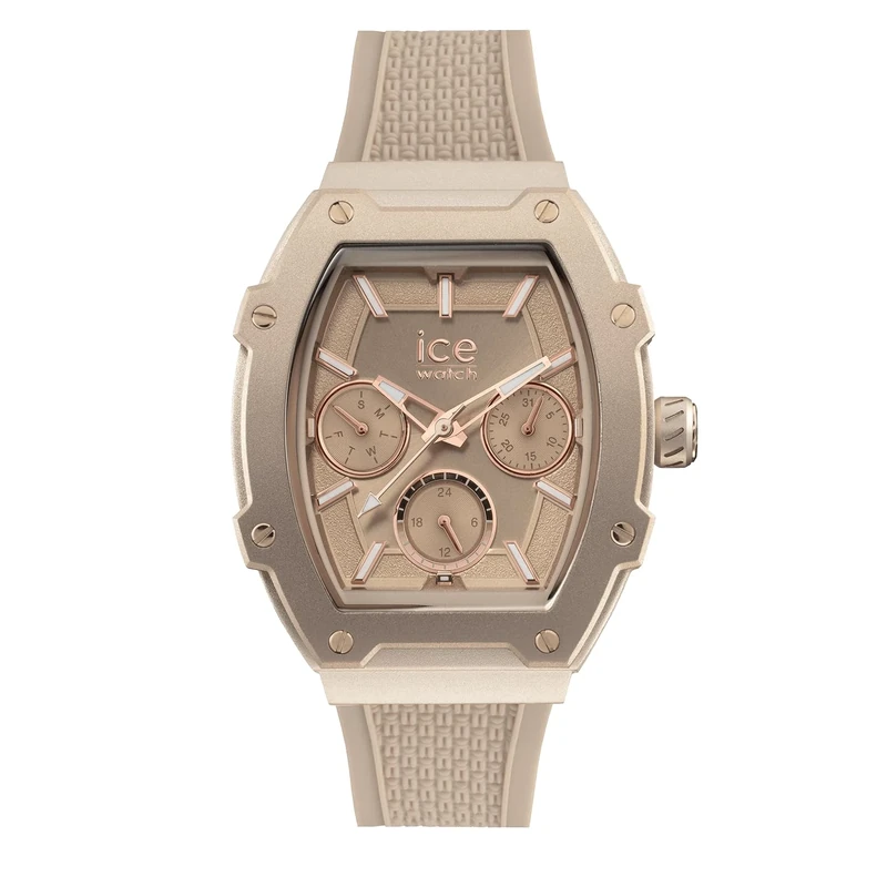 ICE-WATCH - ICE boliday Timeless Taupe - Ladies Brown Watch with Silicone Strap - 022861 (Small)