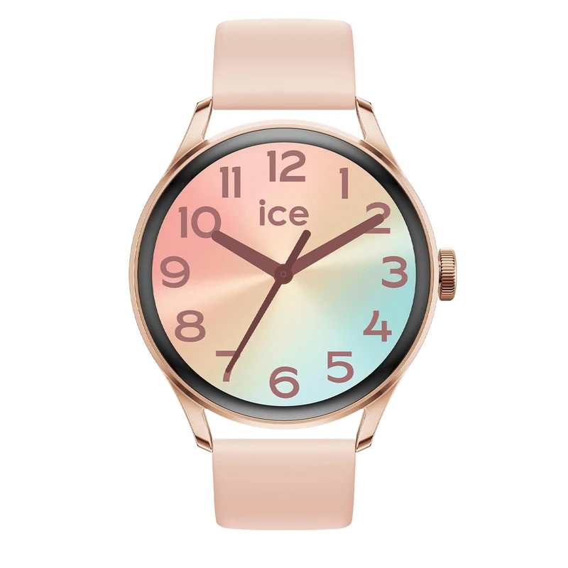 Ice-Watch - Ice Smart 2.0 Rose-Gold - Nude - Round Pink Connected Watch for Women (1.2 Inches)