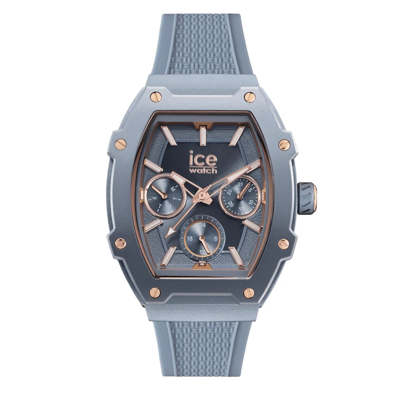 ICE-WATCH ICE boliday Horizon Blue - Ladies Blue Watch with Silicone Strap - 022867 (Small)