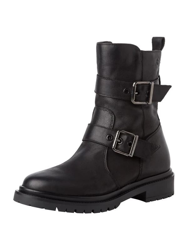 Tamaris Women's Leather Ankle Boots, black, 6.5 UK