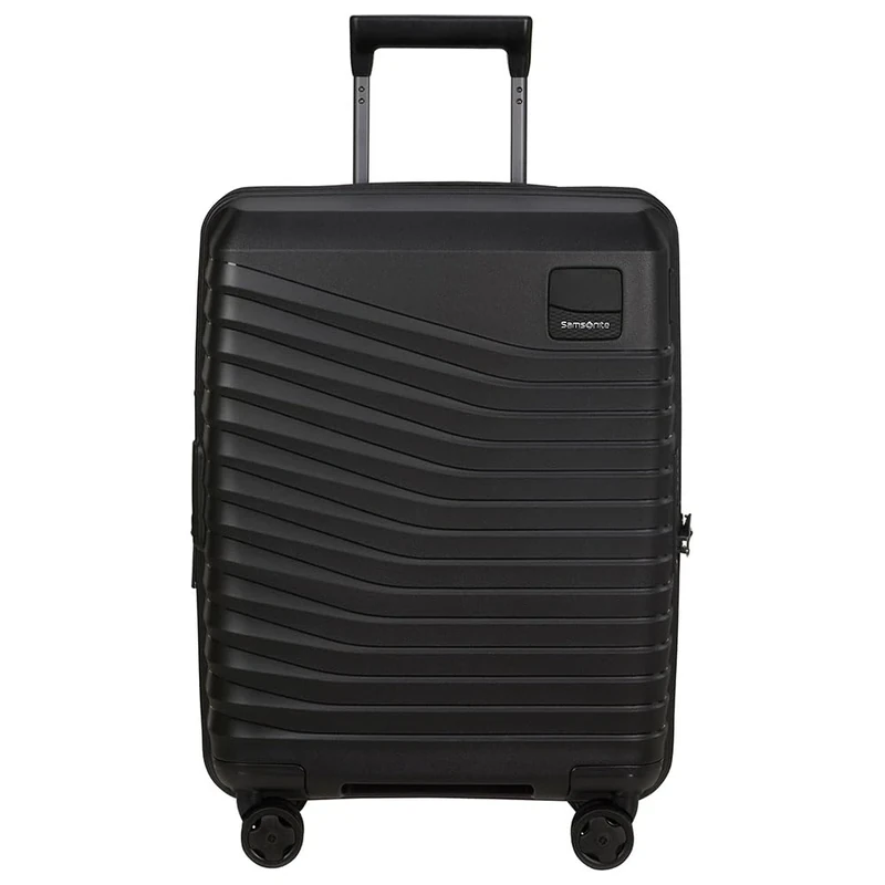 Samsonite Intuo - Spinner S, Expandable Hand Luggage, 55 cm, 39/45 L, Black (Black)
