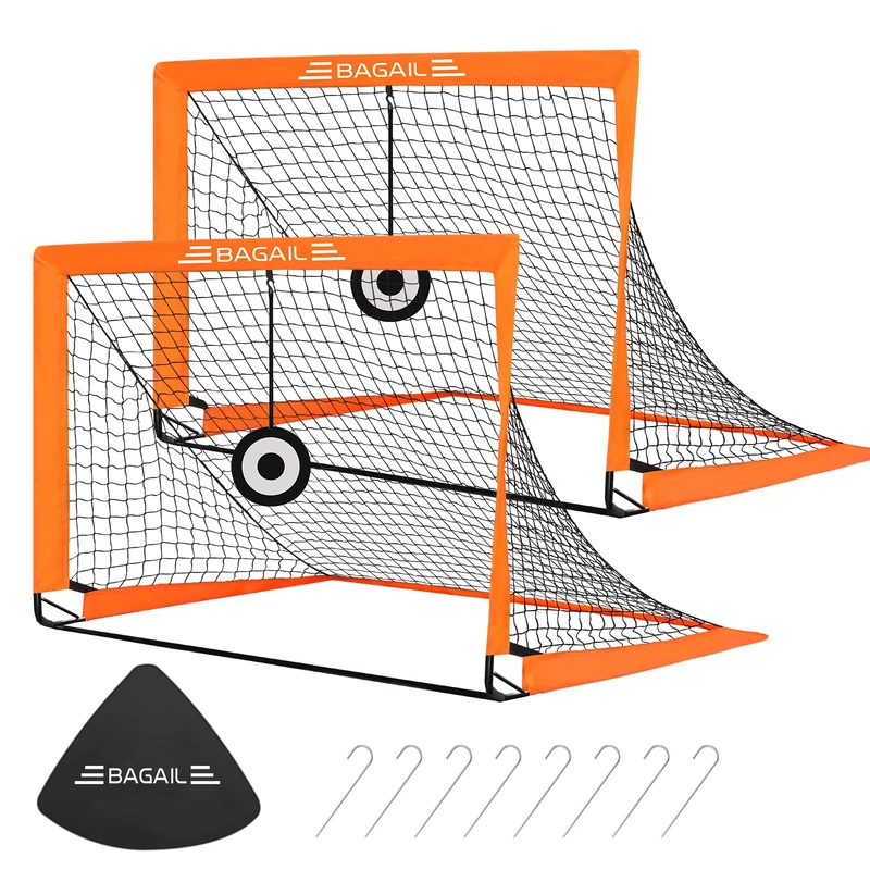 BAGAIL Pop Up Football Goal with Target and Carry Bag