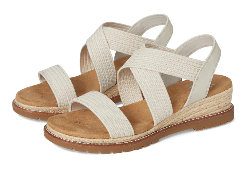 Skechers Women's, BOBS Desert Chill – Uptown Haze Sandal, Off-white, 10