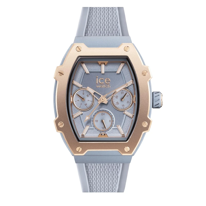 ICE-WATCH - ICE boliday Glacier Blue - Ladies Blue Watch with Silicone Strap - 022860 (Small)